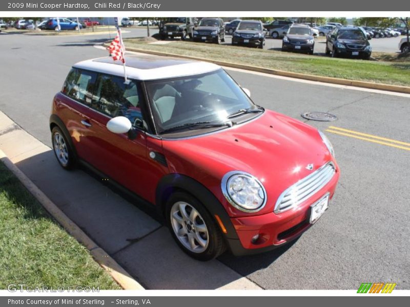 Chili Red / Black/Grey 2009 Mini Cooper Hardtop