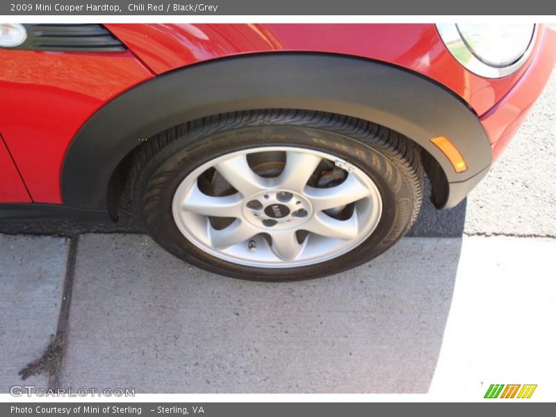 Chili Red / Black/Grey 2009 Mini Cooper Hardtop