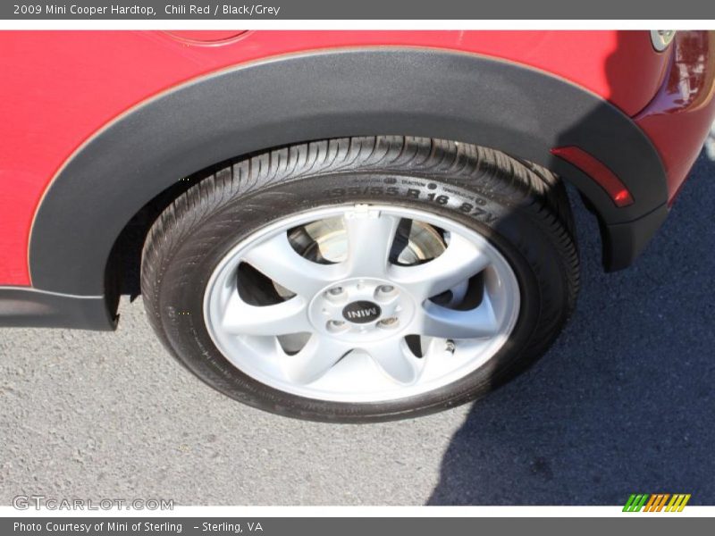 Chili Red / Black/Grey 2009 Mini Cooper Hardtop