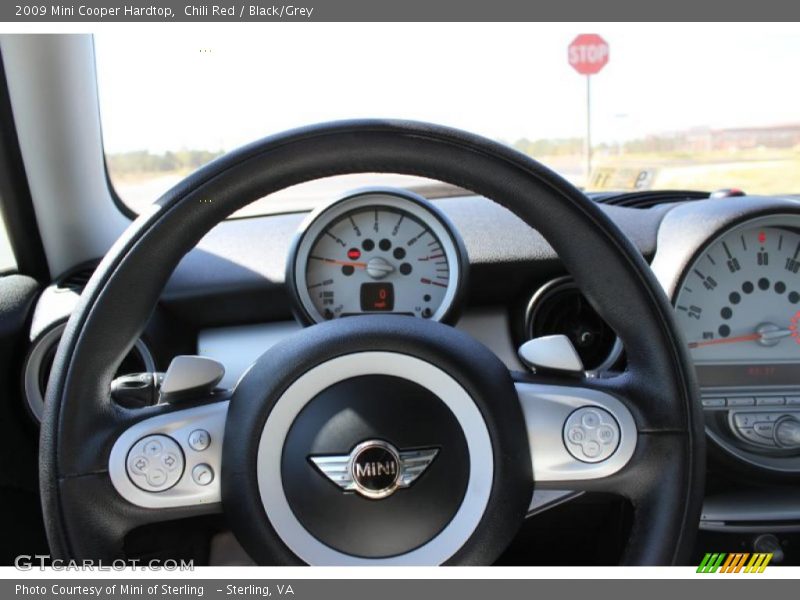 Chili Red / Black/Grey 2009 Mini Cooper Hardtop