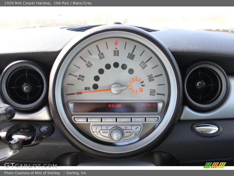 Chili Red / Black/Grey 2009 Mini Cooper Hardtop