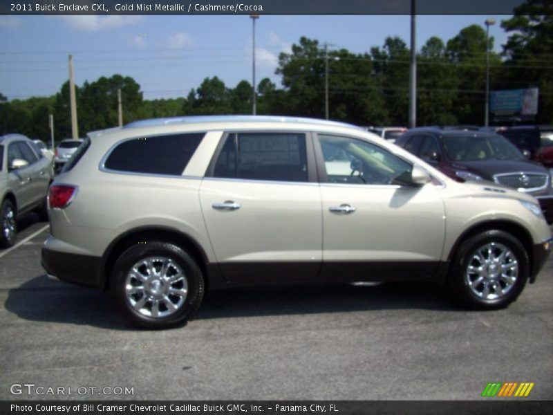 Gold Mist Metallic / Cashmere/Cocoa 2011 Buick Enclave CXL