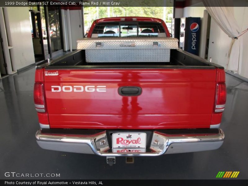 Flame Red / Mist Gray 1999 Dodge Dakota SLT Extended Cab