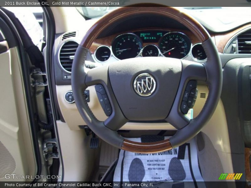 Gold Mist Metallic / Cashmere/Cocoa 2011 Buick Enclave CXL