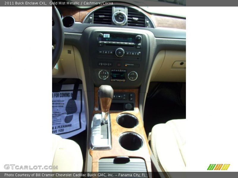 Gold Mist Metallic / Cashmere/Cocoa 2011 Buick Enclave CXL