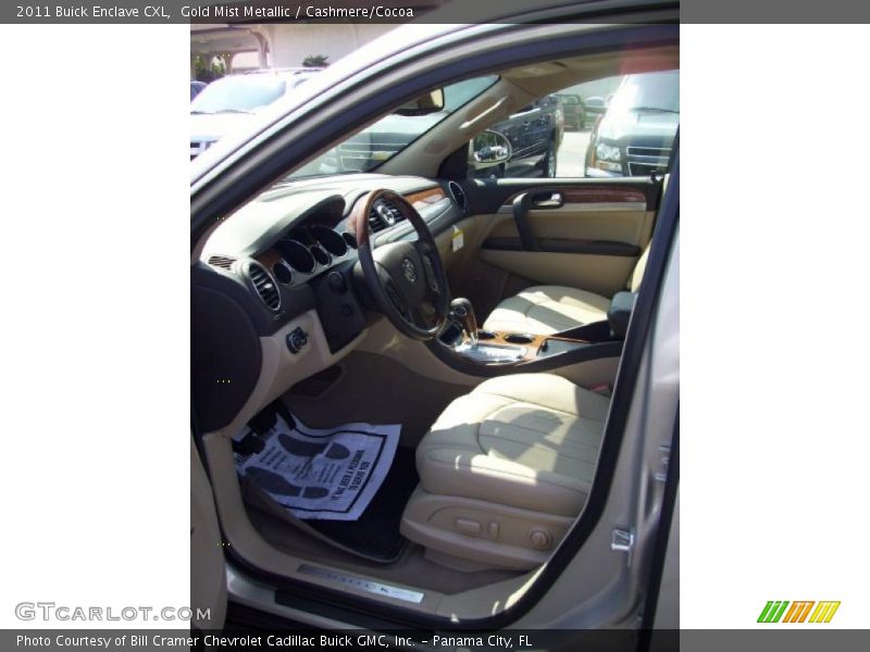 Gold Mist Metallic / Cashmere/Cocoa 2011 Buick Enclave CXL