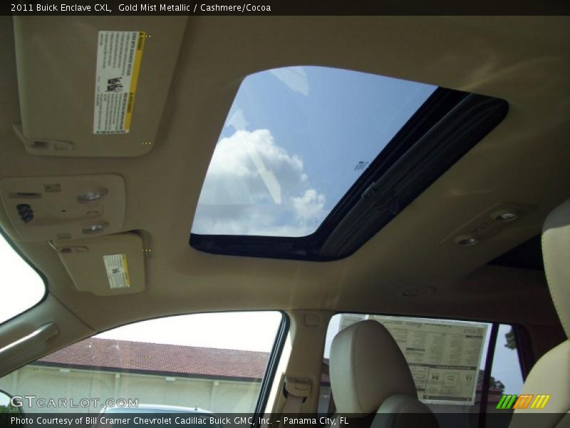 Gold Mist Metallic / Cashmere/Cocoa 2011 Buick Enclave CXL