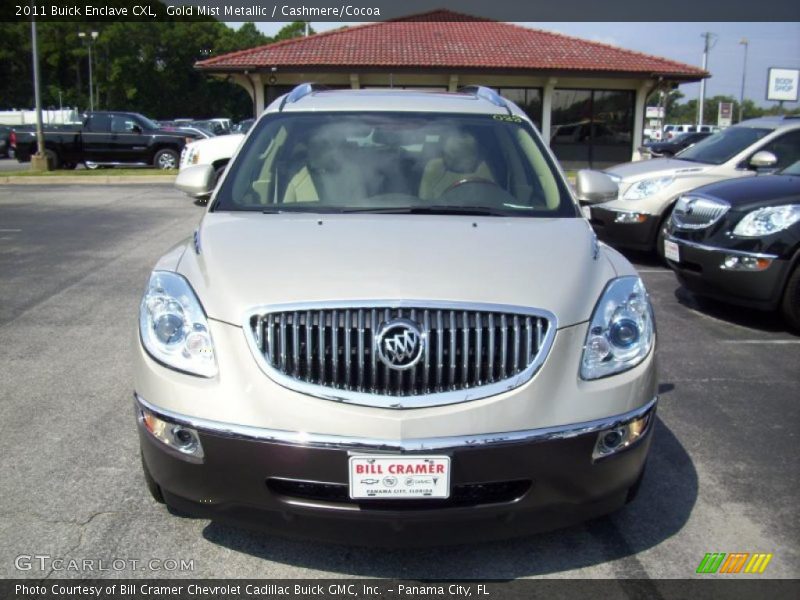 Gold Mist Metallic / Cashmere/Cocoa 2011 Buick Enclave CXL