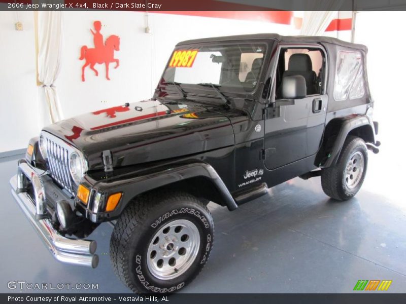 Black / Dark Slate Gray 2006 Jeep Wrangler X 4x4