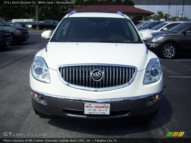 White Opal / Ebony/Ebony 2011 Buick Enclave CX