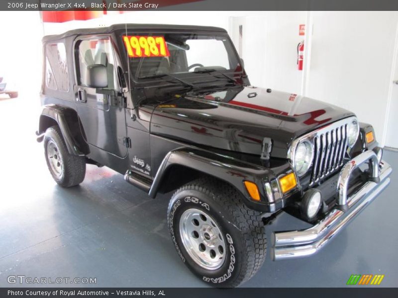 Black / Dark Slate Gray 2006 Jeep Wrangler X 4x4