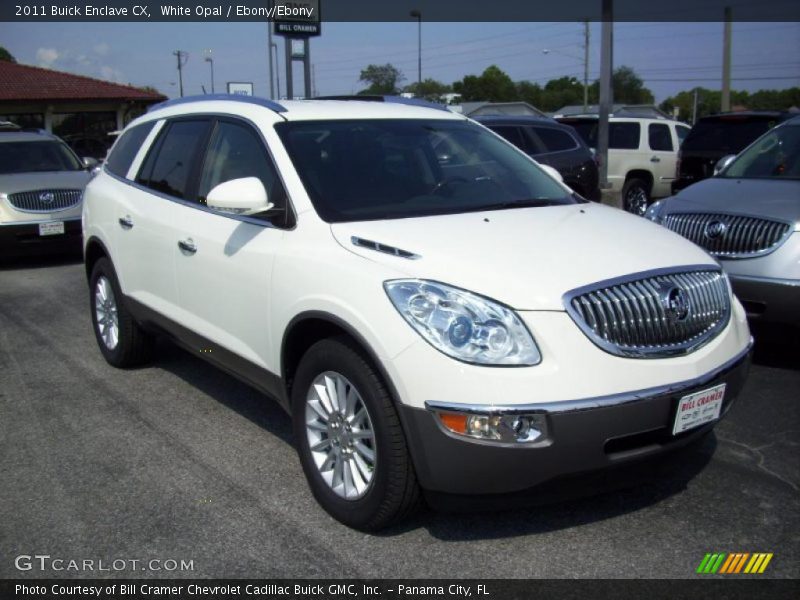 White Opal / Ebony/Ebony 2011 Buick Enclave CX