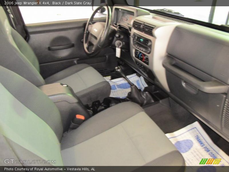 Black / Dark Slate Gray 2006 Jeep Wrangler X 4x4