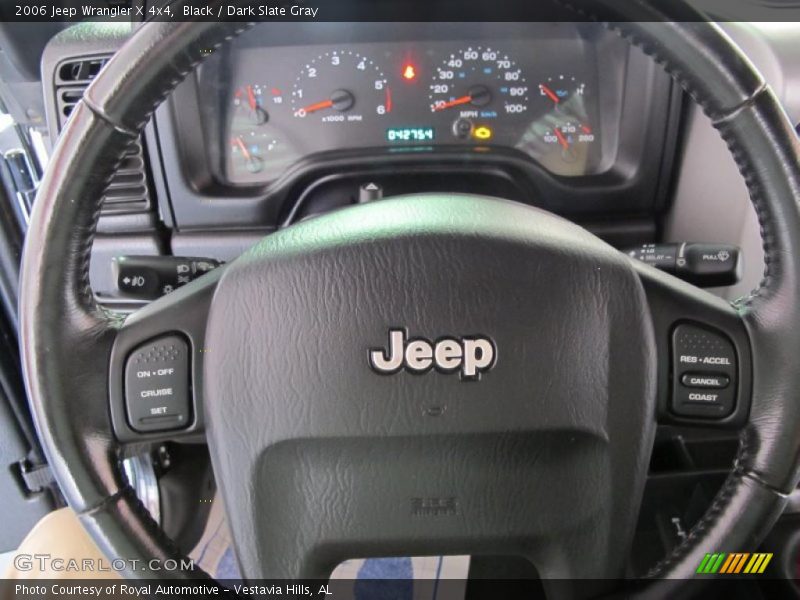 Black / Dark Slate Gray 2006 Jeep Wrangler X 4x4