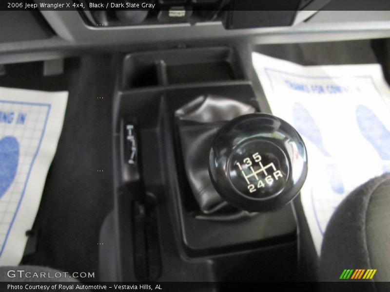 Black / Dark Slate Gray 2006 Jeep Wrangler X 4x4