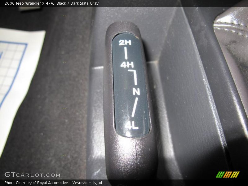 Black / Dark Slate Gray 2006 Jeep Wrangler X 4x4