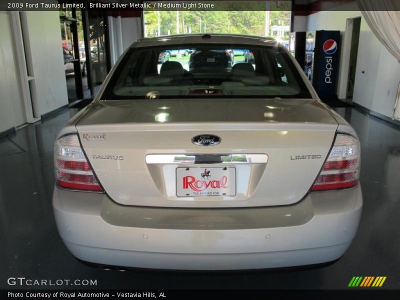 Brilliant Silver Metallic / Medium Light Stone 2009 Ford Taurus Limited