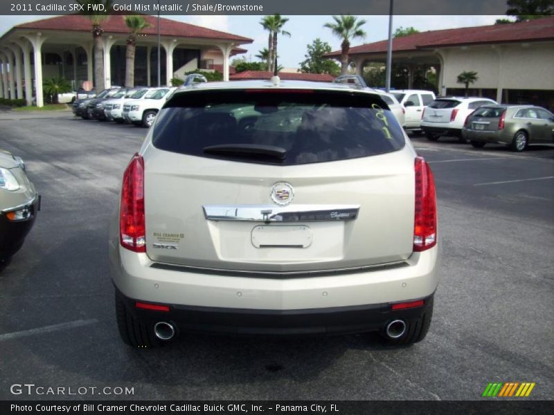 Gold Mist Metallic / Shale/Brownstone 2011 Cadillac SRX FWD