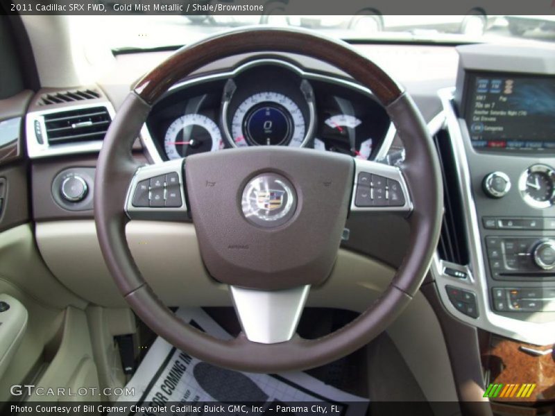 Gold Mist Metallic / Shale/Brownstone 2011 Cadillac SRX FWD