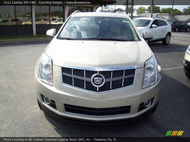 Gold Mist Metallic / Shale/Brownstone 2011 Cadillac SRX FWD