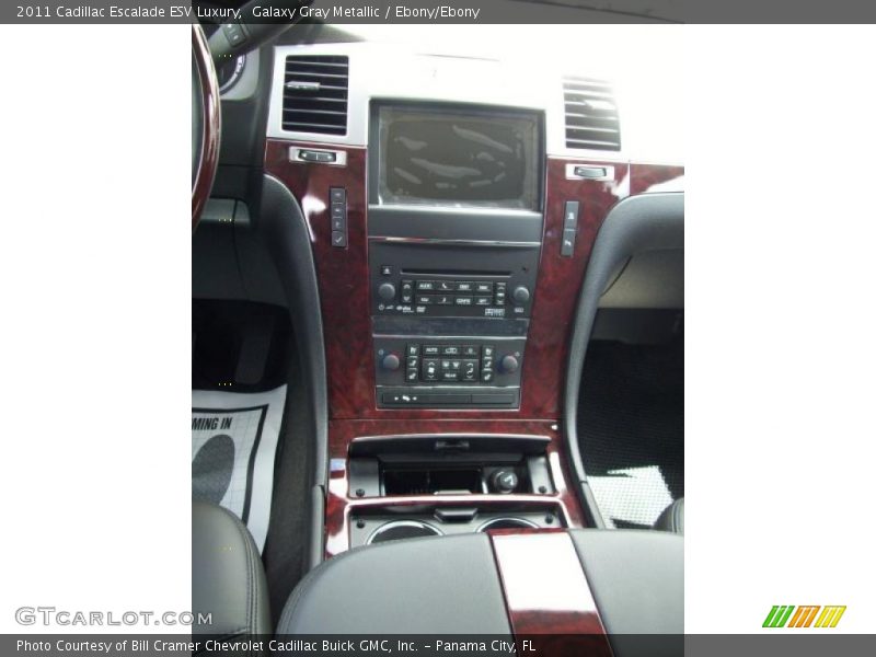 Galaxy Gray Metallic / Ebony/Ebony 2011 Cadillac Escalade ESV Luxury