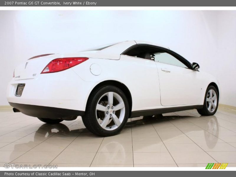 Ivory White / Ebony 2007 Pontiac G6 GT Convertible