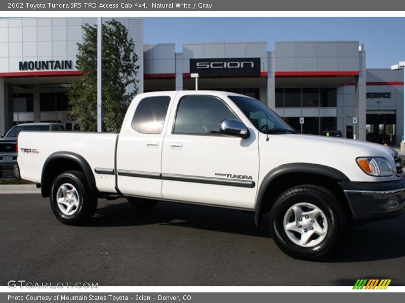 Natural White / Gray 2002 Toyota Tundra SR5 TRD Access Cab 4x4