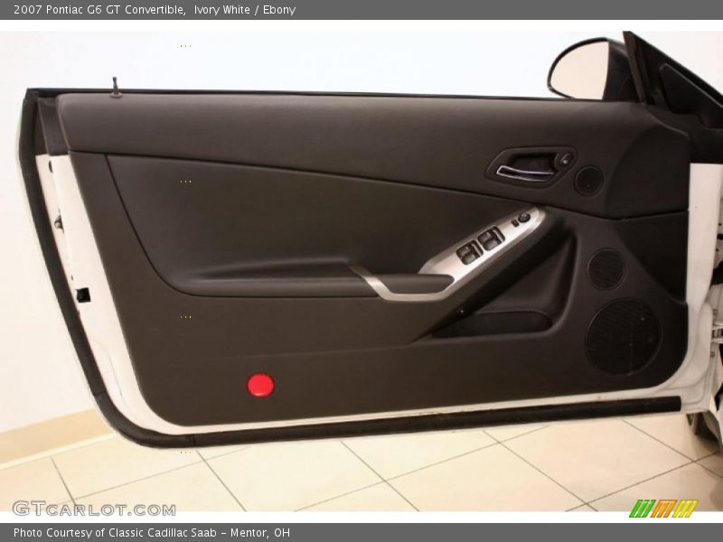 Ivory White / Ebony 2007 Pontiac G6 GT Convertible