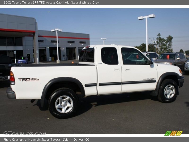 Natural White / Gray 2002 Toyota Tundra SR5 TRD Access Cab 4x4