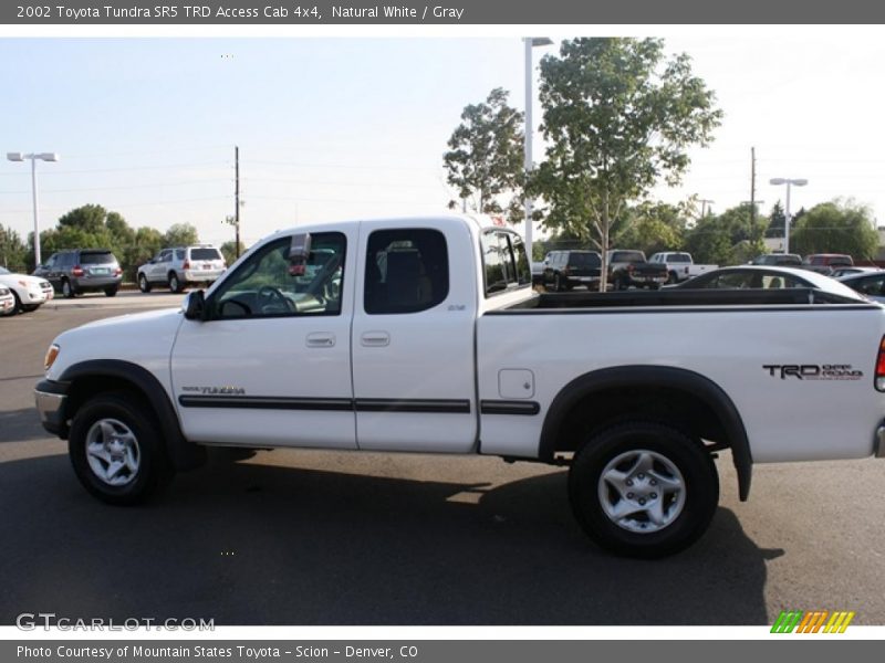 Natural White / Gray 2002 Toyota Tundra SR5 TRD Access Cab 4x4