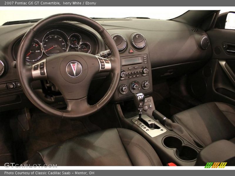 Ivory White / Ebony 2007 Pontiac G6 GT Convertible
