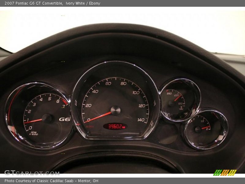 Ivory White / Ebony 2007 Pontiac G6 GT Convertible