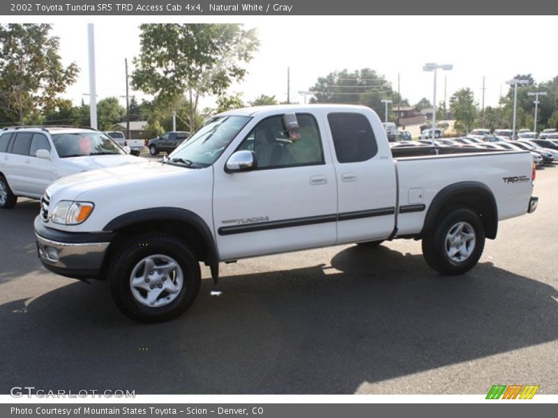 Natural White / Gray 2002 Toyota Tundra SR5 TRD Access Cab 4x4