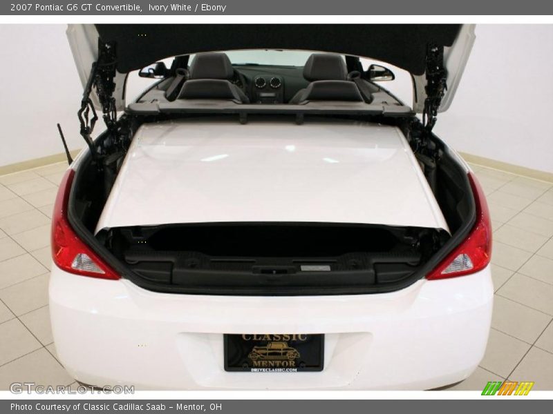 Ivory White / Ebony 2007 Pontiac G6 GT Convertible
