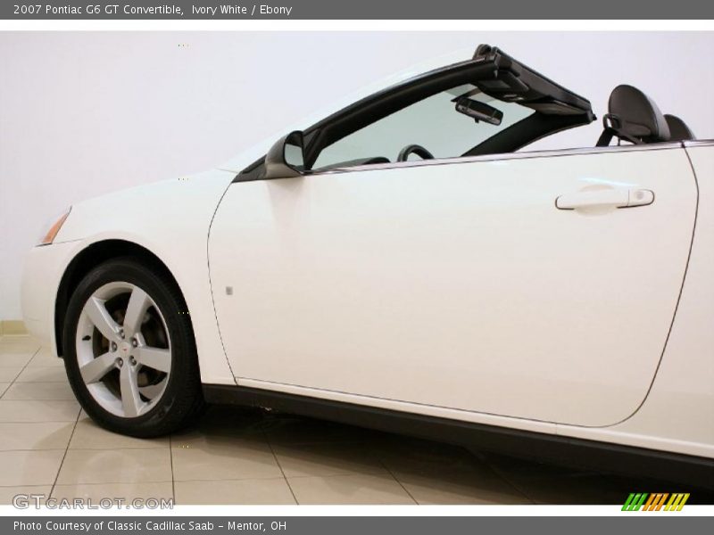 Ivory White / Ebony 2007 Pontiac G6 GT Convertible
