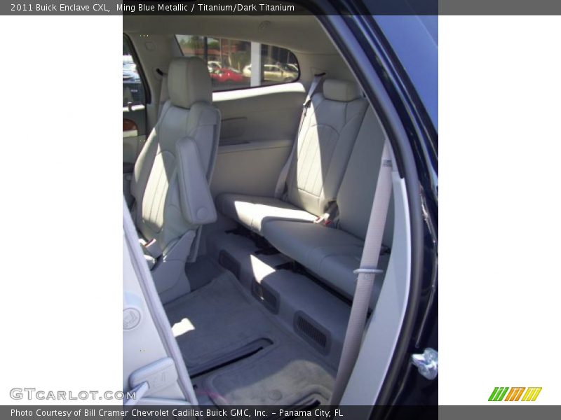Ming Blue Metallic / Titanium/Dark Titanium 2011 Buick Enclave CXL