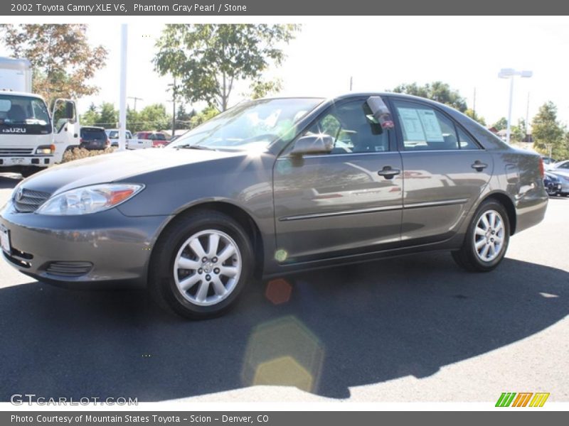 Phantom Gray Pearl / Stone 2002 Toyota Camry XLE V6