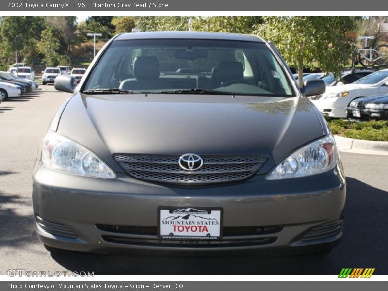 Phantom Gray Pearl / Stone 2002 Toyota Camry XLE V6