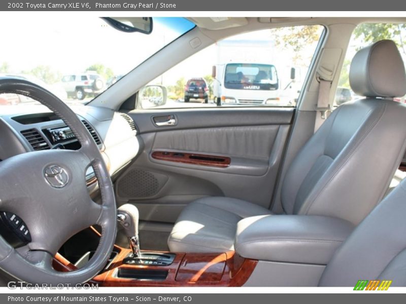 Phantom Gray Pearl / Stone 2002 Toyota Camry XLE V6