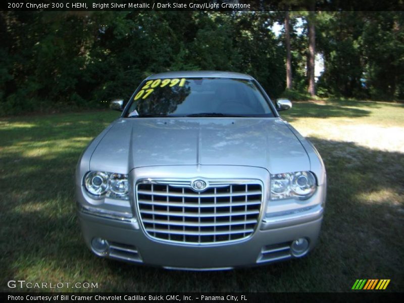 Bright Silver Metallic / Dark Slate Gray/Light Graystone 2007 Chrysler 300 C HEMI