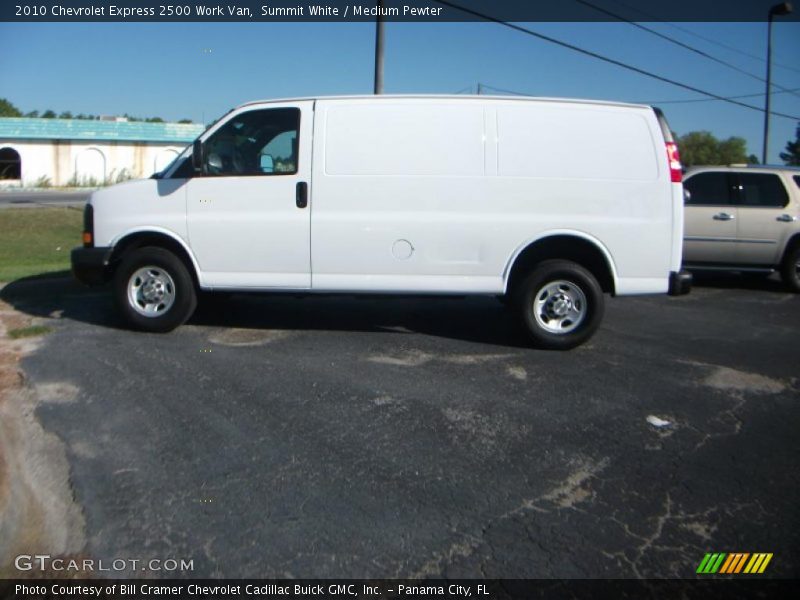 Summit White / Medium Pewter 2010 Chevrolet Express 2500 Work Van