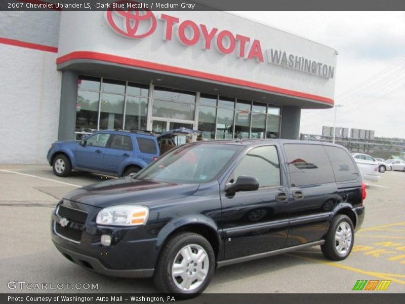 Dark Blue Metallic / Medium Gray 2007 Chevrolet Uplander LS