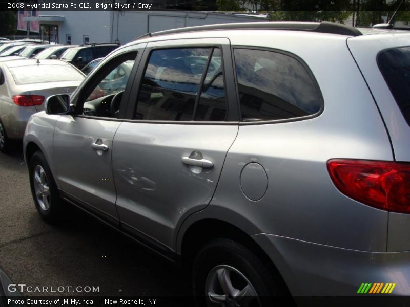 Bright Silver / Gray 2008 Hyundai Santa Fe GLS