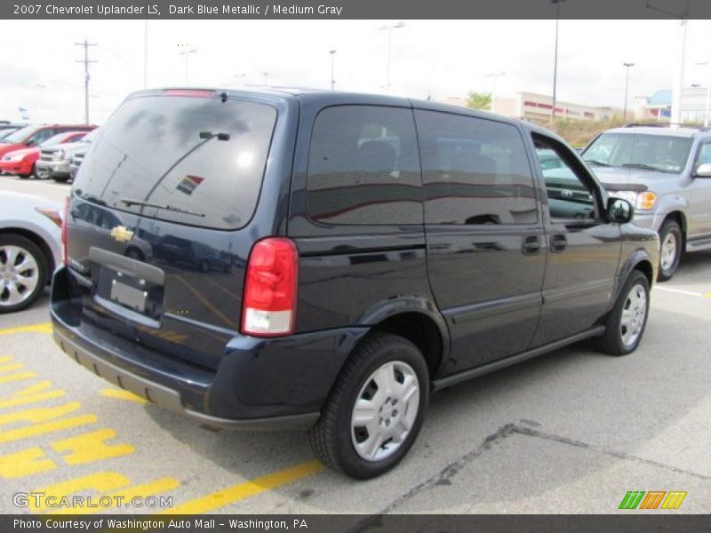 Dark Blue Metallic / Medium Gray 2007 Chevrolet Uplander LS