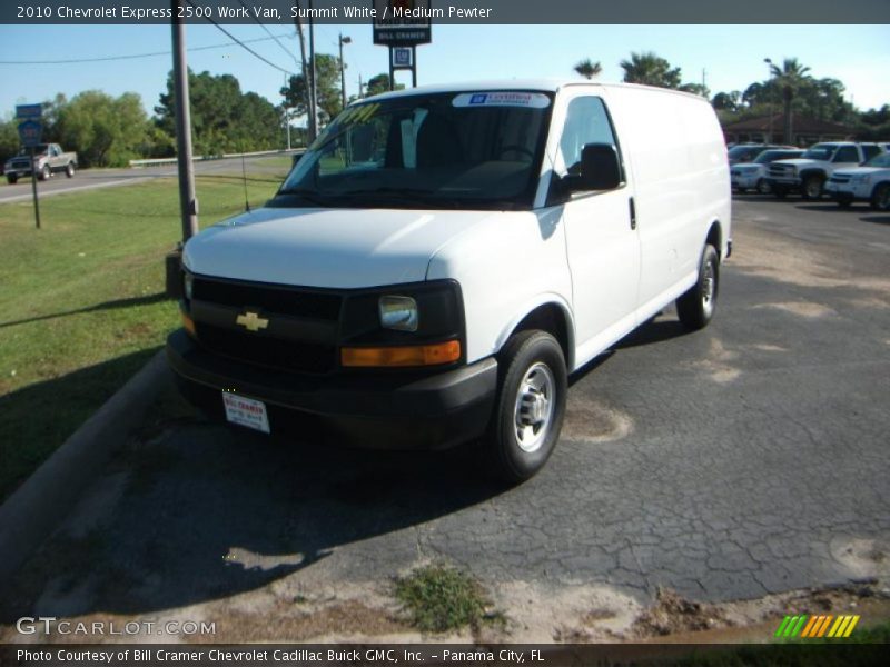 Summit White / Medium Pewter 2010 Chevrolet Express 2500 Work Van