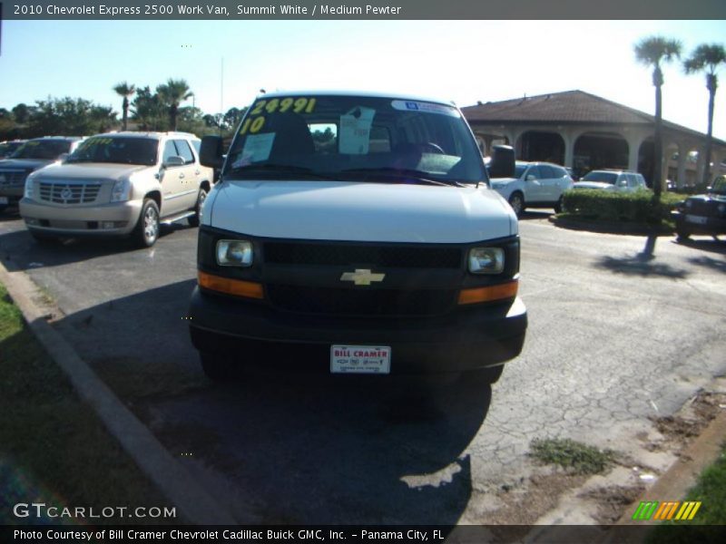 Summit White / Medium Pewter 2010 Chevrolet Express 2500 Work Van