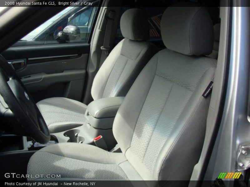 Bright Silver / Gray 2008 Hyundai Santa Fe GLS