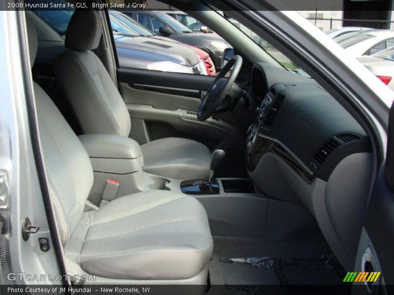 Bright Silver / Gray 2008 Hyundai Santa Fe GLS