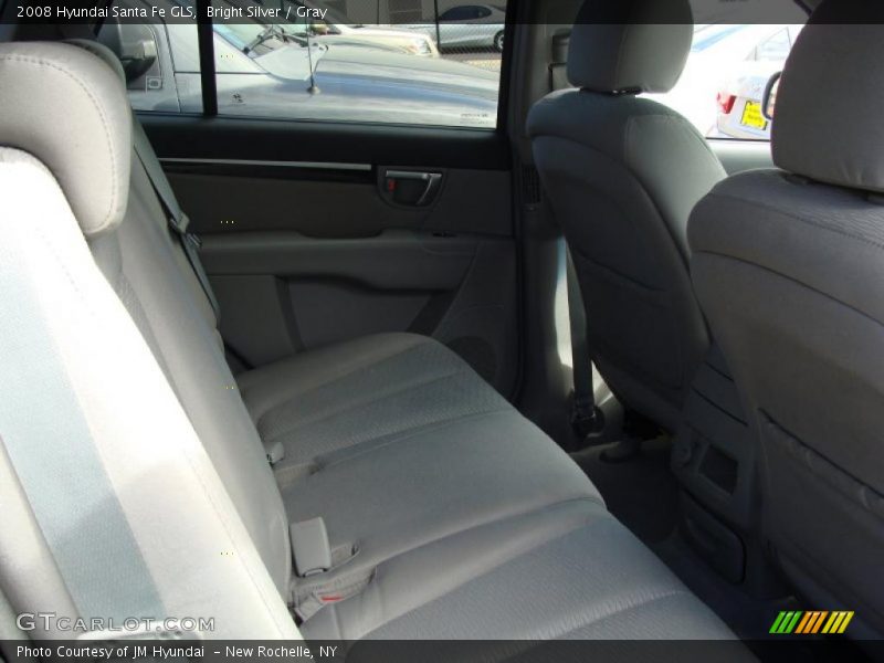 Bright Silver / Gray 2008 Hyundai Santa Fe GLS
