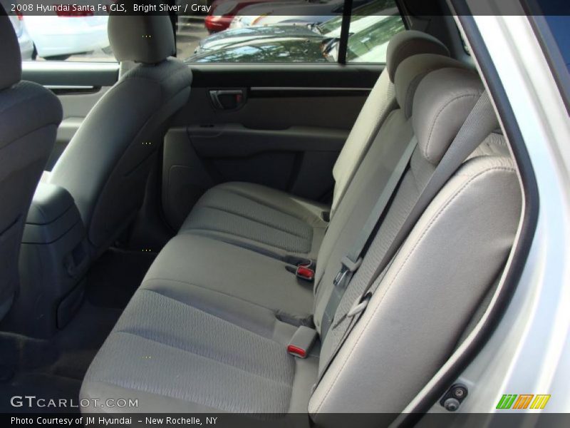 Bright Silver / Gray 2008 Hyundai Santa Fe GLS